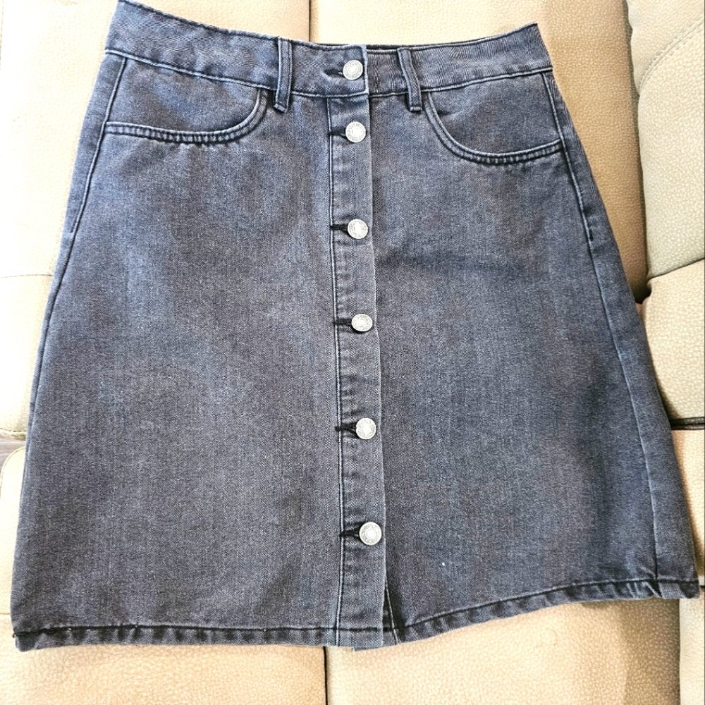 Only washed black skirt